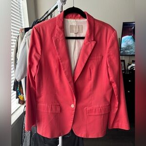 Banana Republic Coral Blazer size 14